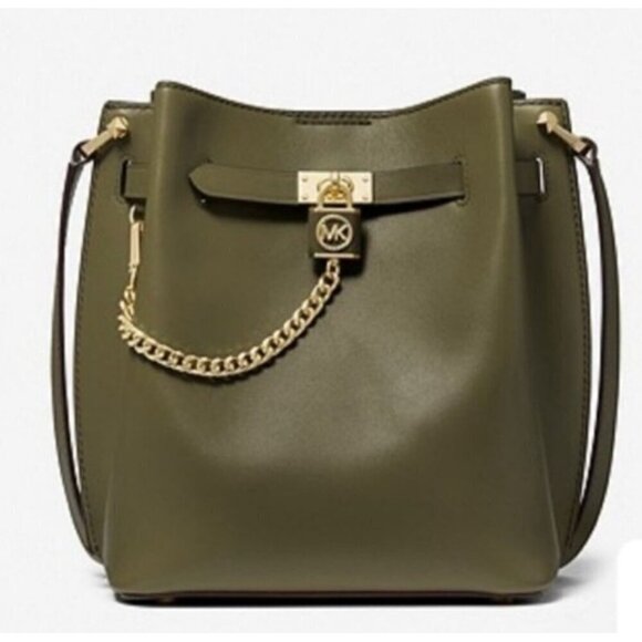 NWOT Michael Kors Hamilton Legacy  Messenger Bag 100% Leather - Picture 1 of 12